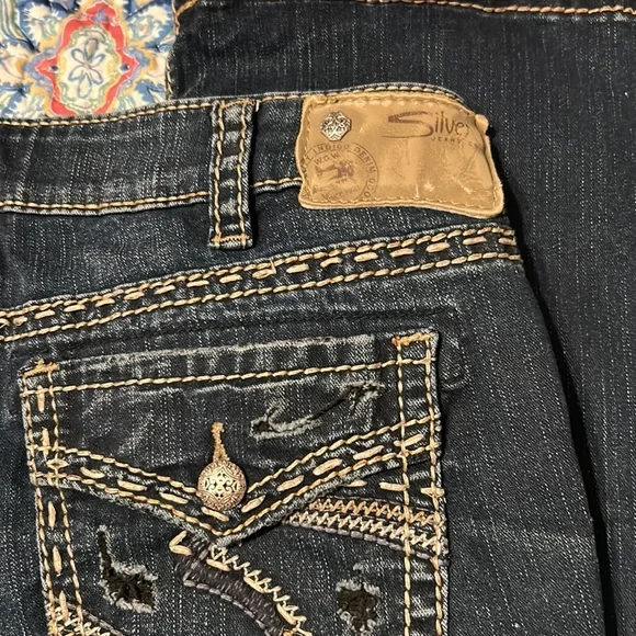 Pre-loved Silver Aiko Mid boot cut jeans size W32/L33 - Picture 2 of 7